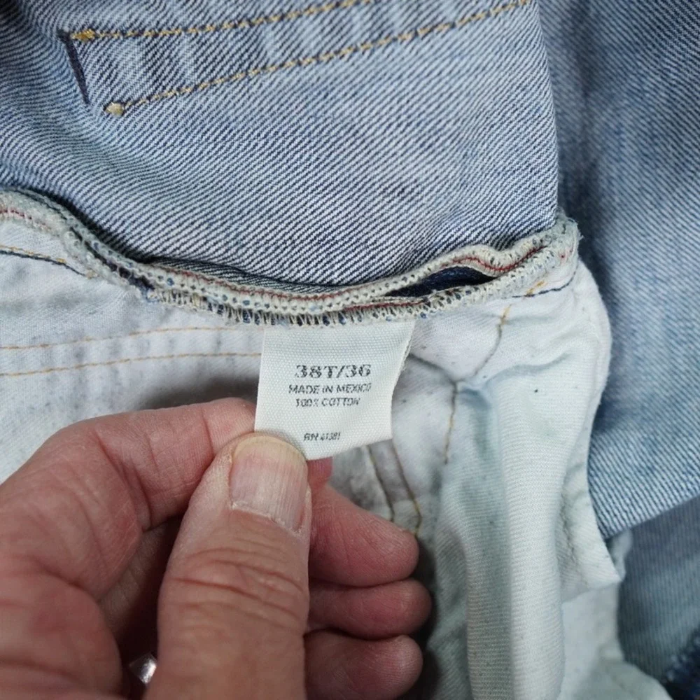 Polo‎ Ralph Lauren Hampton Jeans Men 38Tx36 Blue Tall Straight RL Logo Western